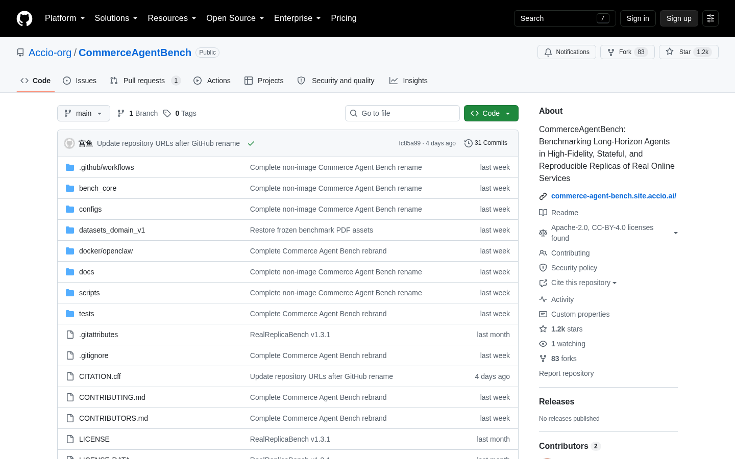 CommerceAgentBench：电商任务用干完没有来打分