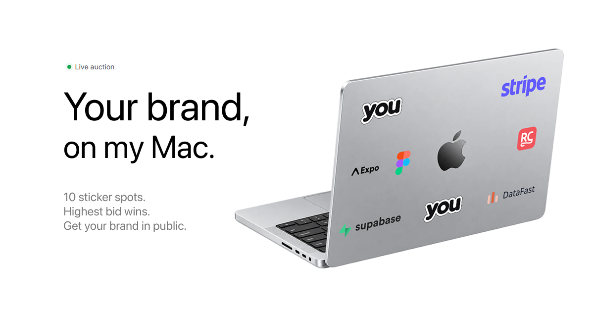 BrandMyMac：把 MacBook 外壳做成广告位