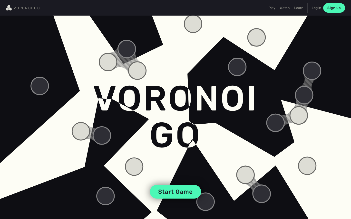 Voronoi Go：用泰森多边形重下围棋