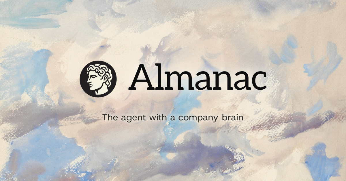 Almanac：公司自己的第二颗脑子
