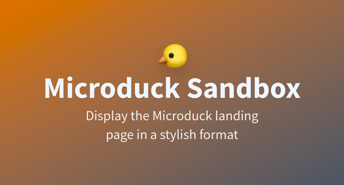 Microduck 模拟器：先在浏览器里摔跤