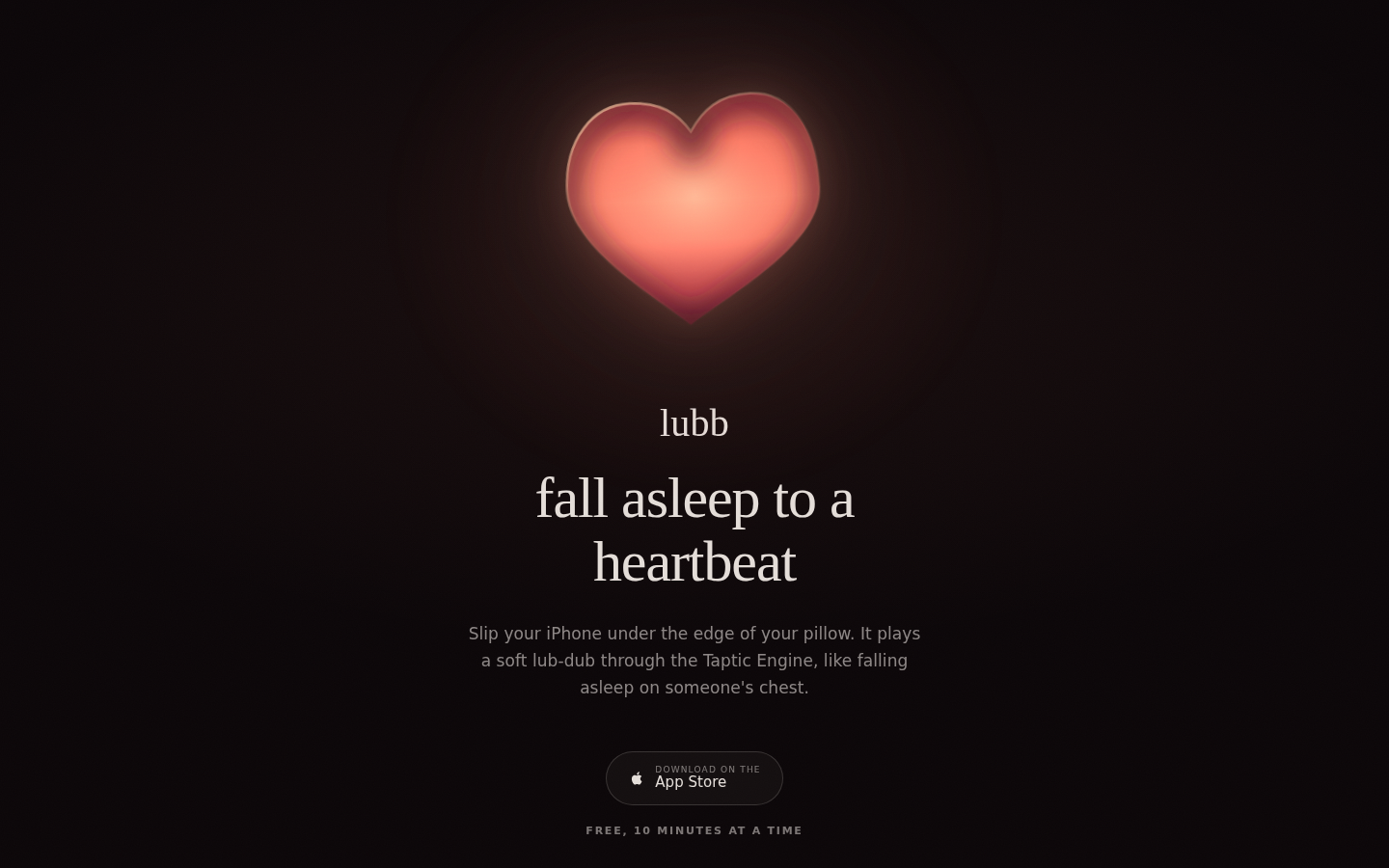 Lubb：枕头下有一记心跳