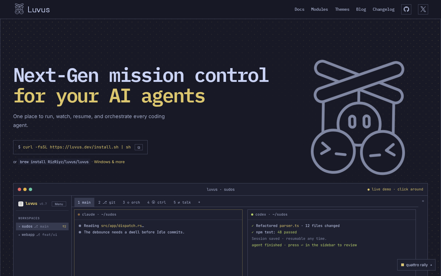 Luvus：终端里的 Agent 任务台