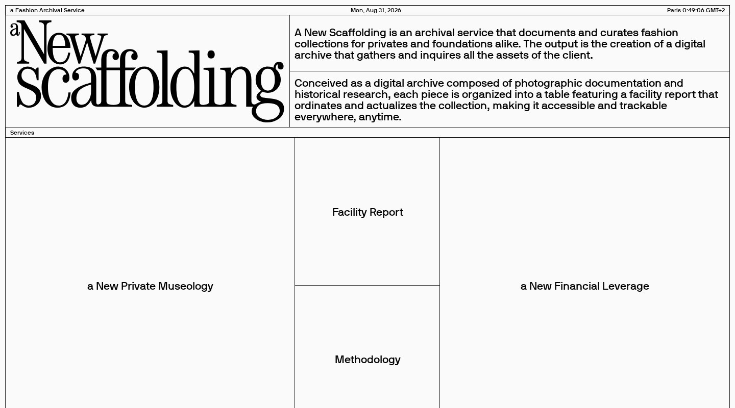A New Scaffolding：脚手架被做成能走的空间