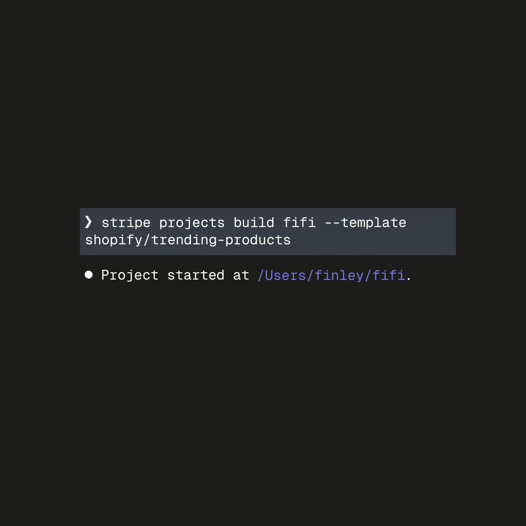 Stripe Projects：商店从命令行里长出来