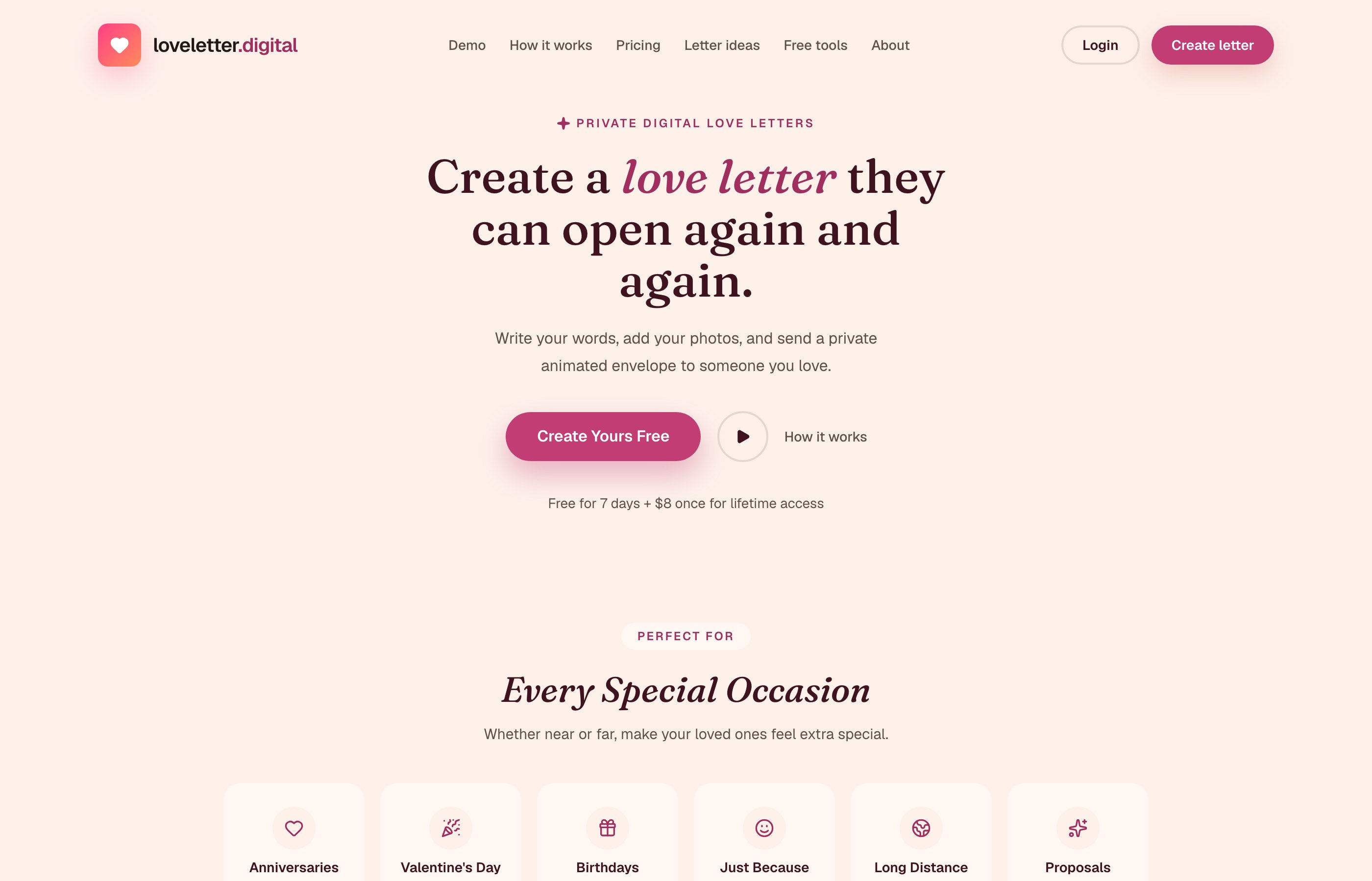 LoveLetter 迎来第一位付费用户