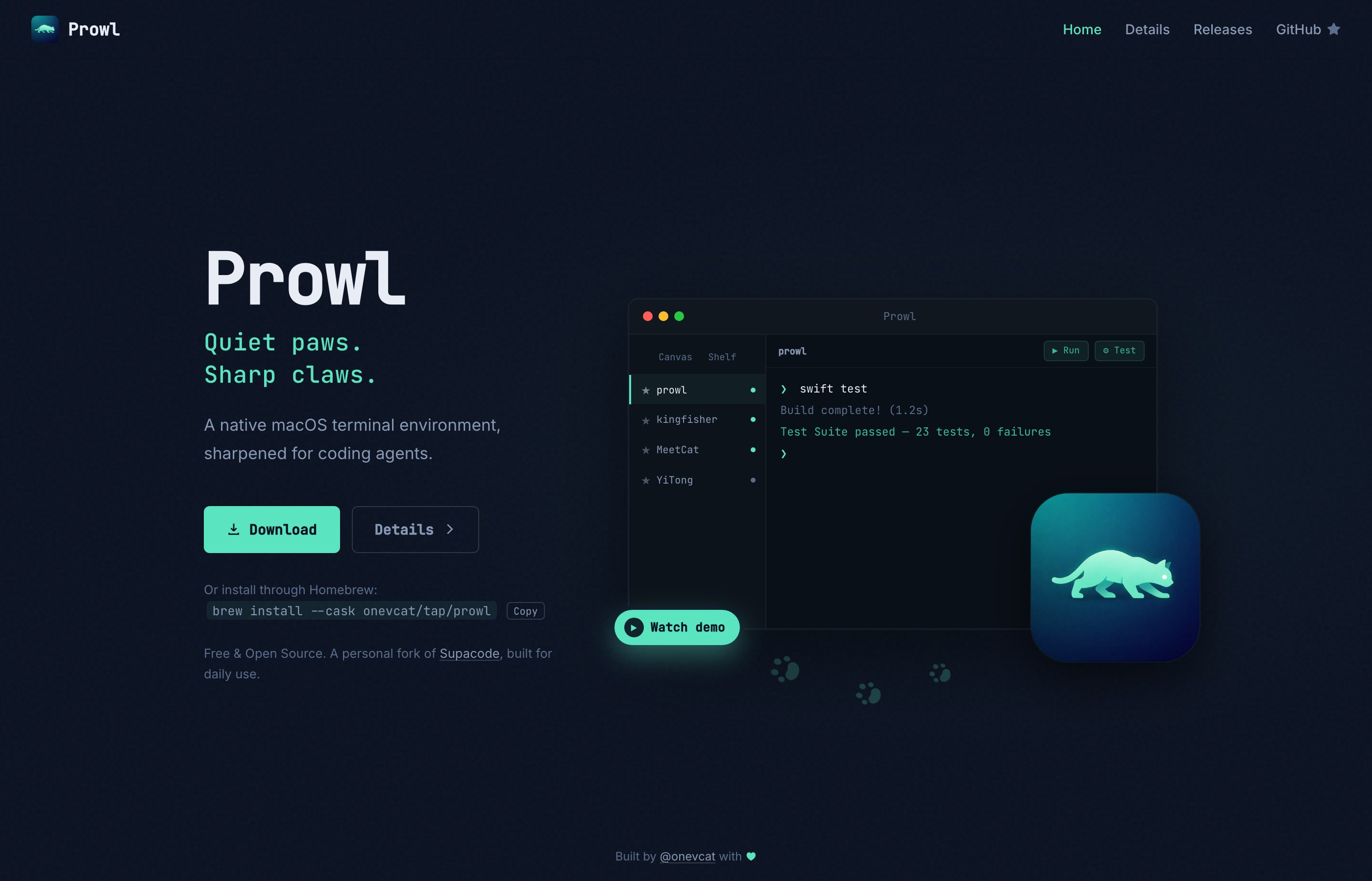 Prowl 把代理面板放进刘海